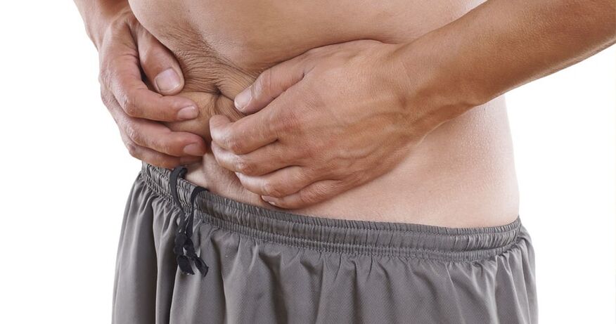 bol u donjem dijelu trbuha s kroničnim prostatitisom